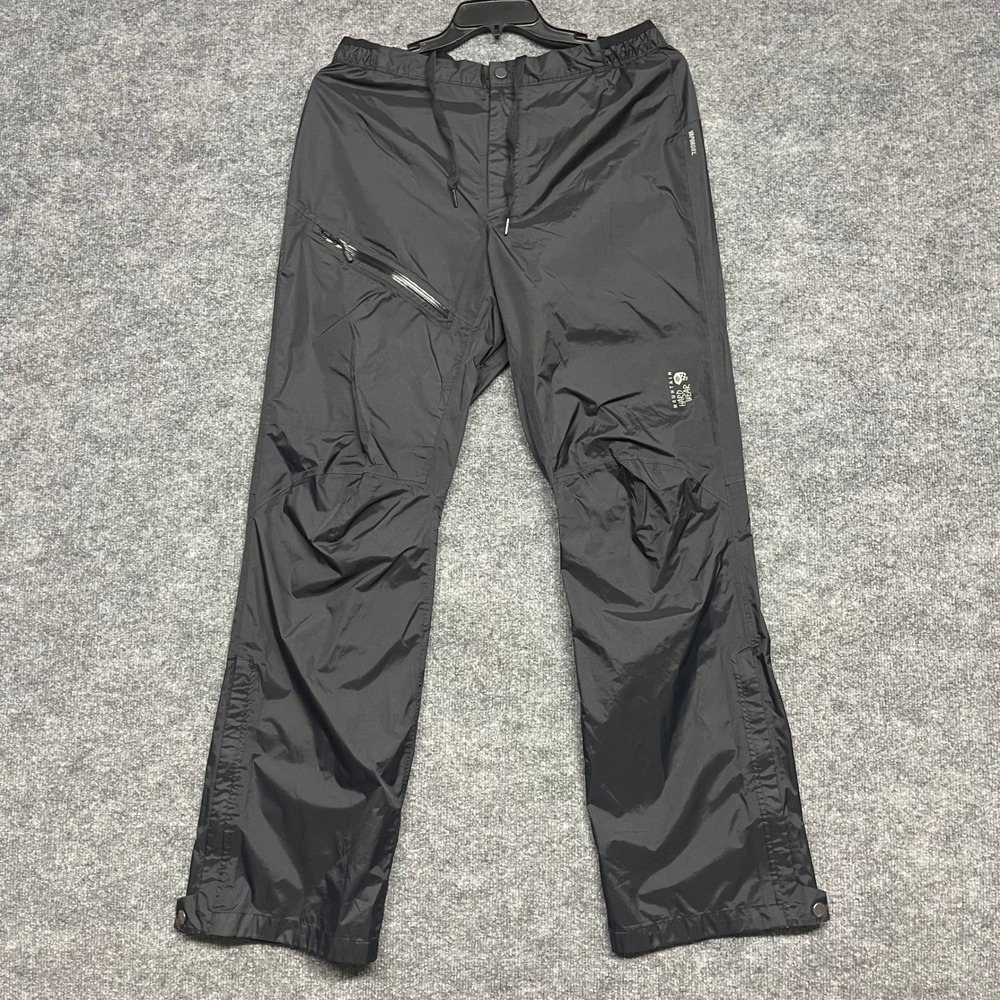 Mountain Hardwear Black Waterproof Shell Cargo Pants